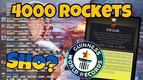 clan Sho? |СВІТОВИЙ РЕКОРД 4000  РАКЕТ в РАСТ | Rustoria.co - EU Long