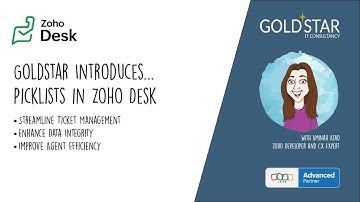 What is a Picklist and how can they be used in Zoho Desk?