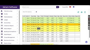 Outstanding Report in Jainam Software | Days Overdue (OD) Report for Loans Explained
