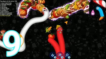 Worms Zone .io 🎮 - Gameplay Walkthrough Part 9 ( iOS Android ) AllGameplay