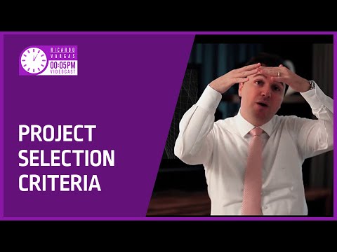 Video: Wat zijn de selectiecriteria voor projecten?