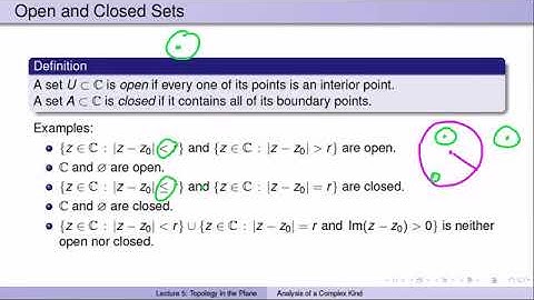 Week1Lecture5  Topology in the complex plane