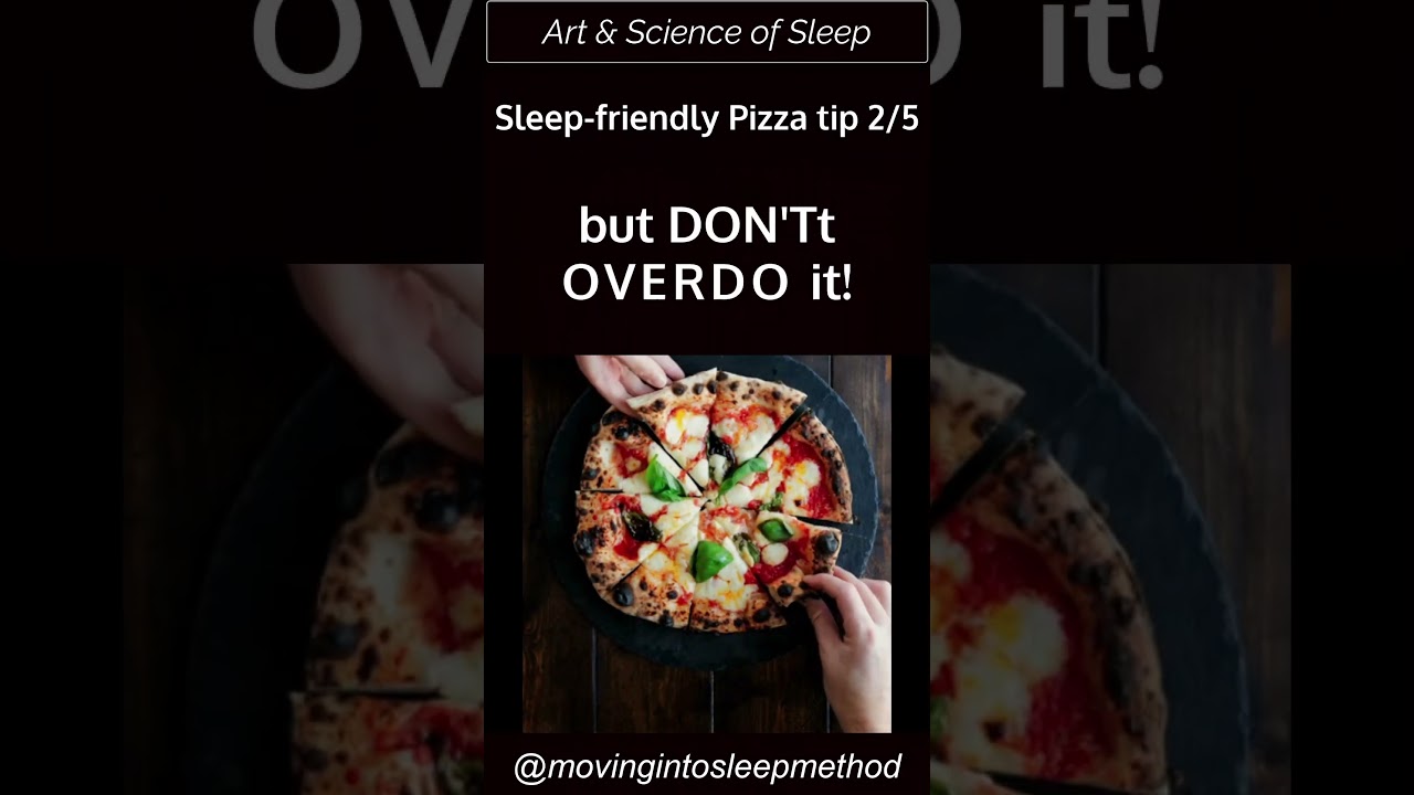 Delicious Pizza 🍕 Delicious Sleep 😴 Tip 2/5 