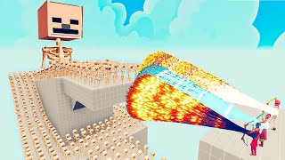 100x MINECRAFT SKELETON + 2x GIANT vs 3x EVERY GOD  Totally Accurate Battle Simulator TABS