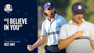 Fleetwood Makes Huge Putt & Justin Rose Loves It! |  2025 Ryder Cup