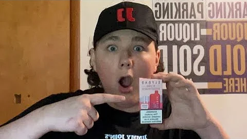 Unboxing and reviewing the peach berry elf bar