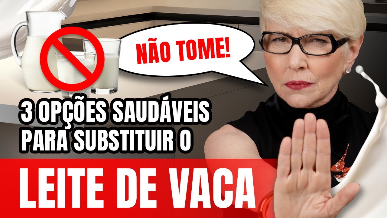 3 opções saudáveis para substituir o leite de vaca