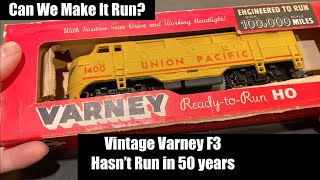 Can We Make This Vintage Varney F3 Run? Hasn't Run in 50 Years!