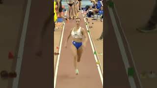 Women’s Long Jump Energy Hits Different 🔥 #Shorts