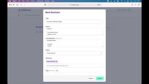 Loqbooq — Decision Log Web App (SaaS / ADR)