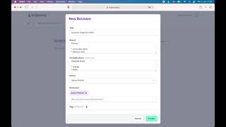 Loqbooq — Decision Log Web App (SaaS / ADR)