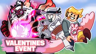 I have 100% completed the Valentine's event in Blox Fruits!