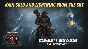 Path of Exile 2 | Stormblast Bolts & Siege Cascade Warbringer (WIP) | Patch 0.3