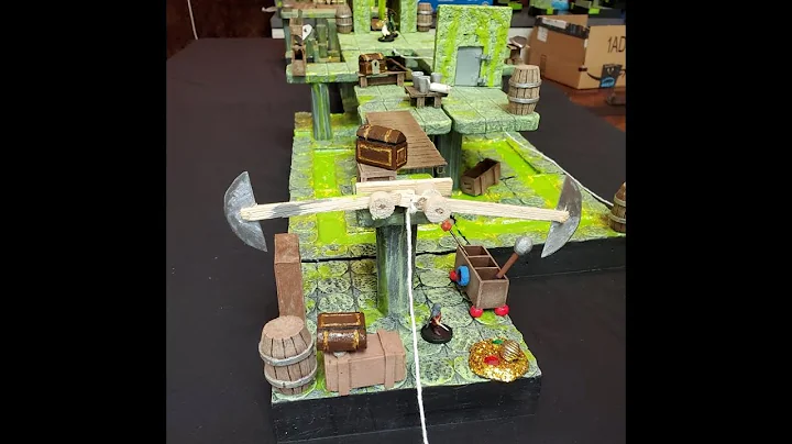 #107 Modular Acid Tiles - Part 3 - Assorted Tiles and Swinging Blades - Dnd, Pathfinder, Tabletop