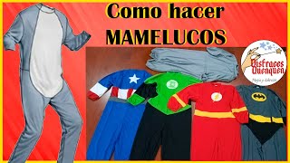DIY. Como hacer MAMELUCO o ENTERIZO para niños fácil ideal para disfraces ❤️ #mamelucos #enterito