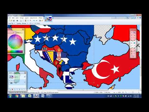 Video Cách Vẽ Quốc Kỳ Các Nước Lồng Vào Bản Đồ Rất Độc Đáo... - youtube