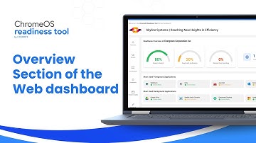 Overview Section of the Web dashboard of the ChromeOS Readiness Tool