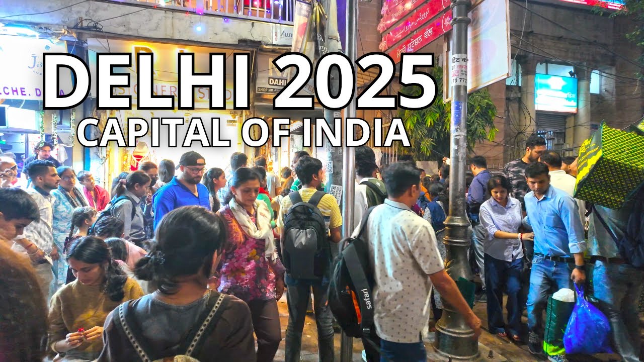 This is Delhi 2025 🇮🇳 - Real Streets of India’s Capital in 4K