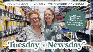 Celebrate National Quilting Month With Us Tuesday Newsday With Cherry & Becky