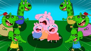 Peppa Zombie Apocalypse, Zombie Appears To Visit Peppa Pig | Peppa Pig Funny Animation