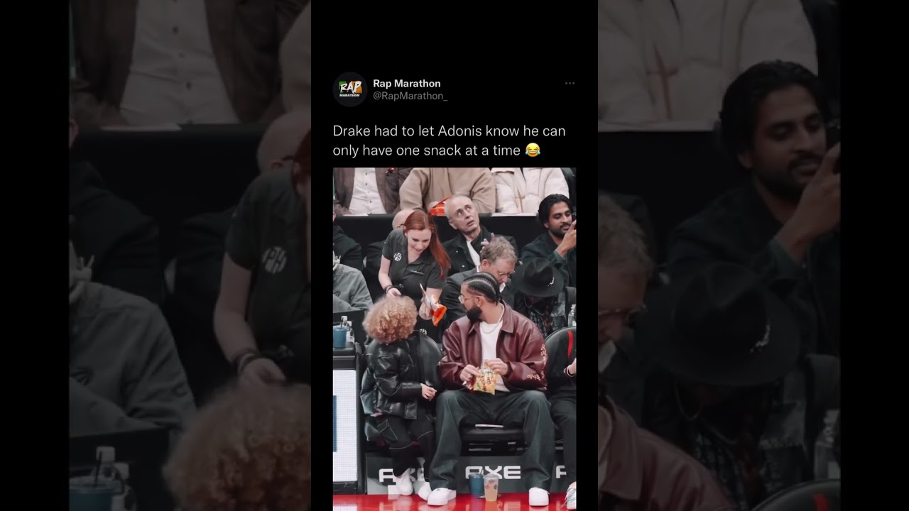 Adonis Wanted More Snacks But Drake Had To Step In As A Father 😂 via 