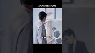 The Man Found That He Could See The Woman Behind The Wall.