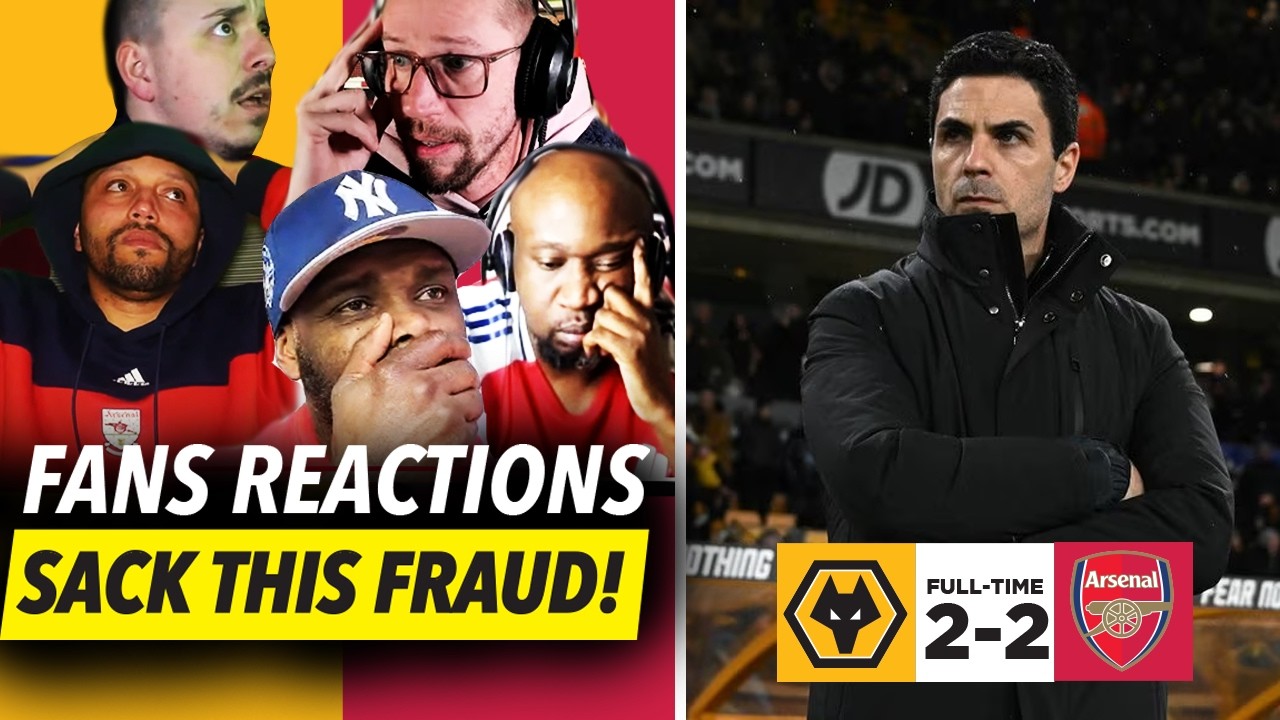 ARSENAL FANS FURIOUS After Draw vs Wolves! “SACK THIS FRAUD!” 😡 FULL