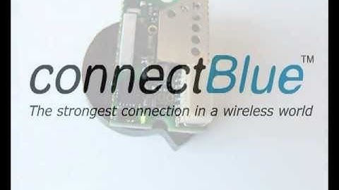 iPhone & Bluetooth low energy demo with u-blox connectBlue Bluetooth low energy module OLP425