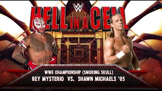 WWE CHAMPIONSHIP (SMOKING SKULL) REY MYSTERIO VS. SHAWN MICHAELS '05