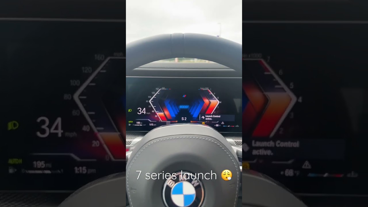 BMW 760xi launch control (boost mode)