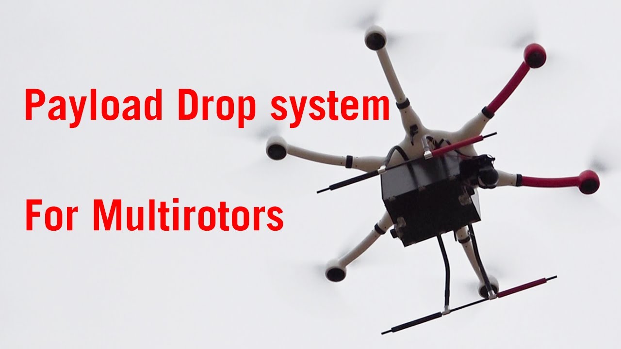 drop system for drones - YouTube