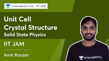 Unit Cell | Crystal Structure | Solid State Physics | Amit Ranjan | Unacademy IIT JAM