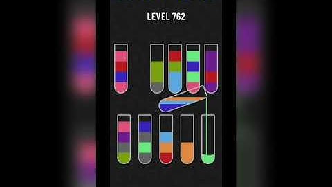 Water sort puzzle level 762