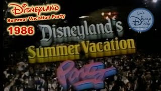 Disneyland Summer Vacation Party | 1986 | Mindy Cohn | Kim Fields | Scott Valentine | Jay Leno