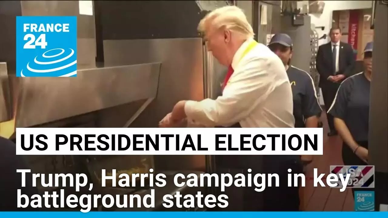 Trump and Harris make final pushes in key battleground states • FRANCE ...