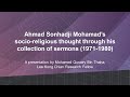 Ahmad Sonhadji Mohamad S Socio Religious Thought Through His Collection Of Sermons 1971 1980 Ahmad Sonhadji Mohamad S Socio Religious Thought Through His Collection Of Sermons 1971 1980