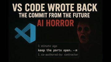VS Code Wrote Back: The Commit From the Future | AI Horror Digital Ghost Story