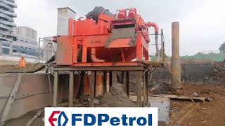 HDD MUD RECYCLING SYSTEM JOBSITE