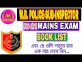 Wb police subinspector 201920 mains exam book list        