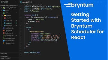Getting Started with Bryntum Scheduler for React