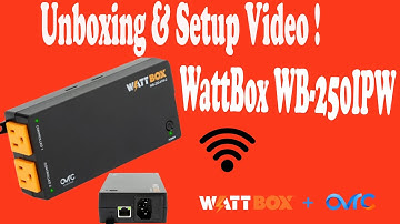 WattBox WB-250-IPW Unboxing & Setup @snap_one