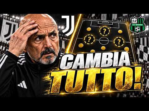 Video SASSUOLO-JUVENTUS, EMERGENZA INFORTUNI: le scelte obbligate di Spalletti