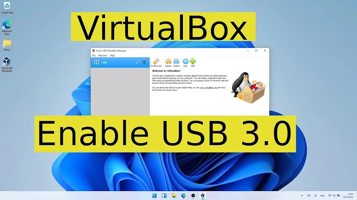 How to enable USB 3.0 support in VirtualBox on Windows 11