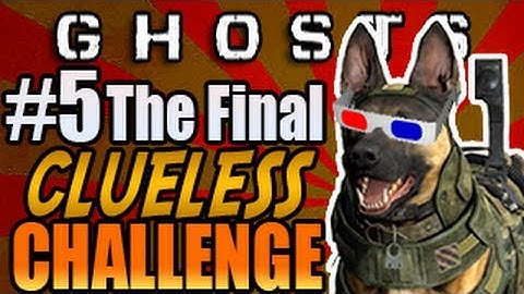 COD Ghosts Live "IM MAD!"- "THE FINAL Clueless Challenge #5!" - (COD Ghost Multiplayer)