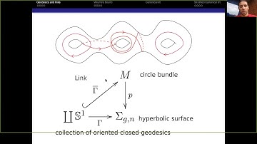 Geodesics on hyperbolic surfaces and volumes of link complements in Seifert-fibered spaces-Andrés