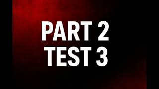 Listening Part 2 Test 3