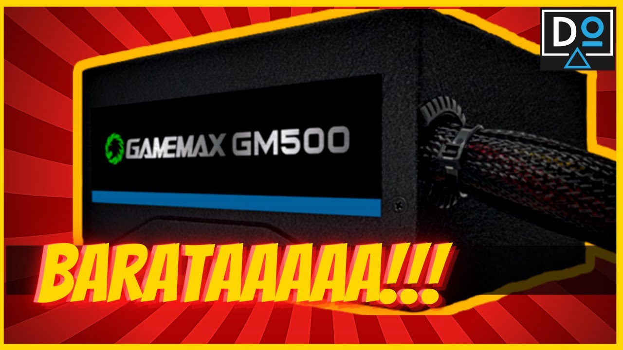 ChipArt - Fonte De Alimentação Preta 500w Gamemax Gm500 80 Plus Bronze!!  Garanta a sua:  #Fonte #gamemax #pcgamer
