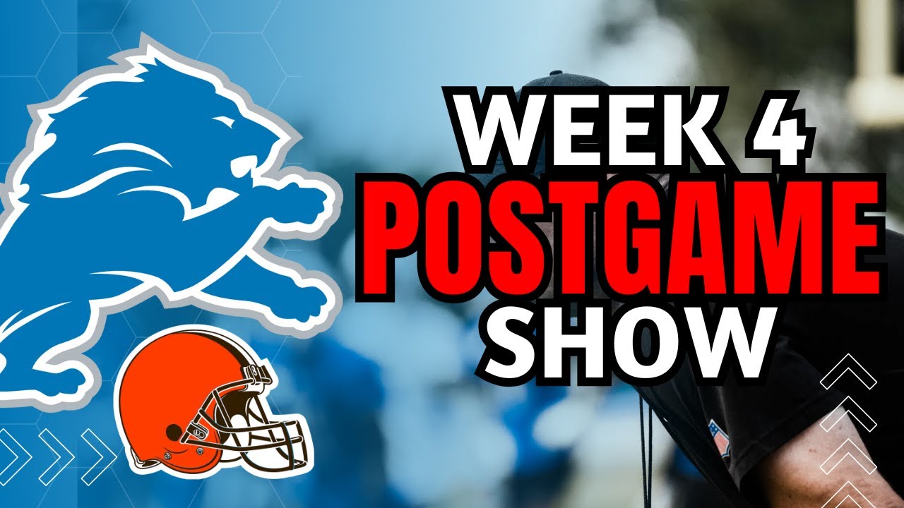 Detroit Lions Postgame Show Week 3: Cleveland Browns