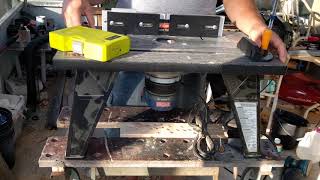 I bought this ryobi router table complete with 1.5 hp for only $30 on
craigslist. was it a used tool bargain or headache? added bonus:
review ryob...