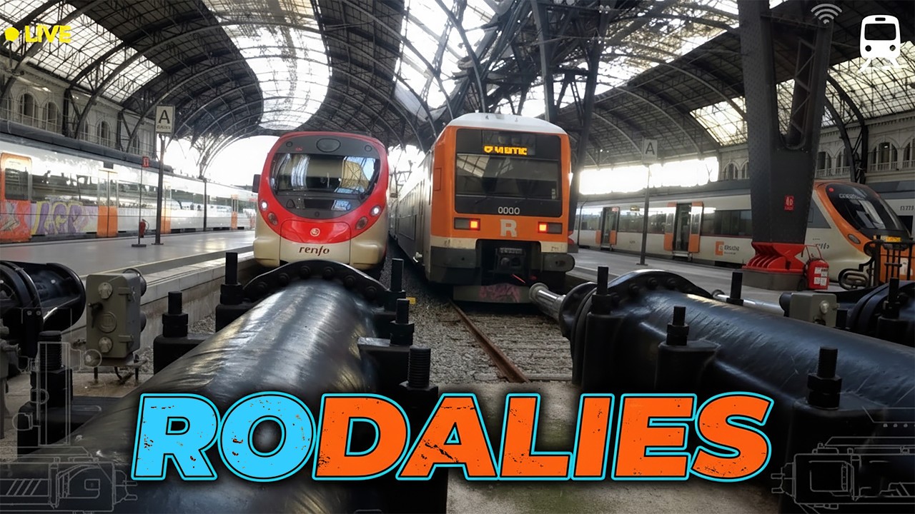 Железнодорожный центр Барселоны | Железнодорожное сердце города в формате 4K